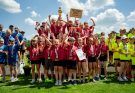 Die Diesterweg-Grundschule Geringswalde gewinnt zum siebten Mal in Folge den Grundschulvergleich Leichtathletik
